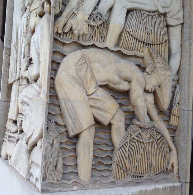 Bas-relief at The Centre for the History of Immigration, Paris