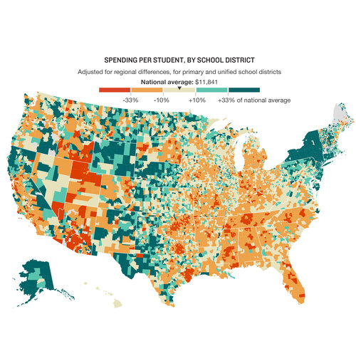 Source: Education Week, U.S. Census Bureau