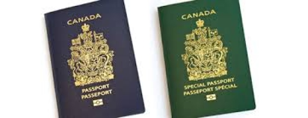 Canadian standard passport and special passport